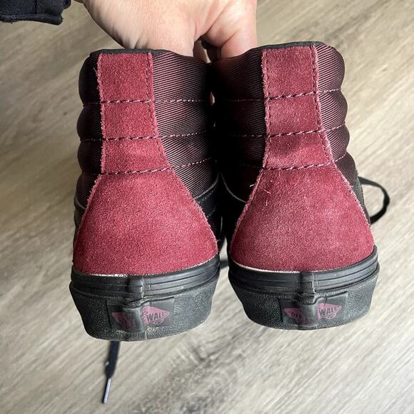 Vans sk8-hi Reissue Metallic Twill Port Royale Women's 8 - Picture 4 of 7